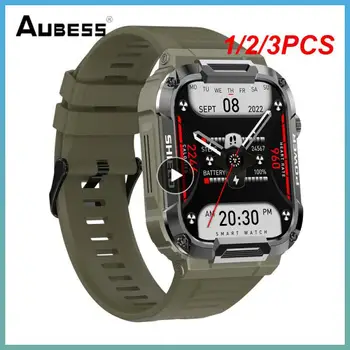 1/2/3TK Uued Full Touch Smart Watch Mehed Android vererõhku, Hapniku Fitness Vaata 5 Atm Veekindel Sõjalise