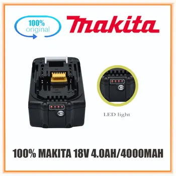 100% Originaal Makita 18V 4.0 Ah Taaslaetav Elektrilised Tööriistad Aku koos LED-Li-ion Asendamine LXT BL1860B BL1860 BL1850