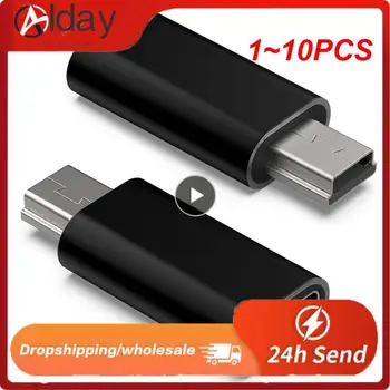 1~10TK Mini USB Type C Adapter 5 Pin Isane Mini USB Emane USB Type C andmeedastus-Liides MP3-Kaamera PC