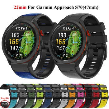 26 22mm QuickFit Watchband Eest Garmin Lähenemine S70(47mm) Fenix 7X 7Pro 6X 6 Pro 5X 5 Pluss Smartwatch Silikoon Käepael Käevõru