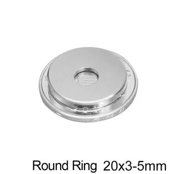 5~50TK 20x3-5 mm N35 Tugev Ringi Magnetid 20*3 mm Auk 5 mm Neodüüm Magnet 20x3-5mm Alalise NdFeB Magnet 20*3-5