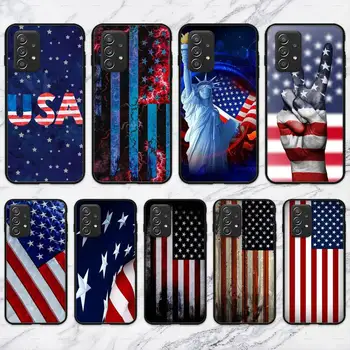 Ameerika ÜHENDRIIKIDE Lipu Telefon Case For Samsung Galaxy A02 A12 A21 A22 A32 A41 A42 A51 A71 A72 Kest