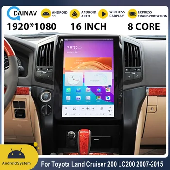 Android 11 Car Stereo-Radio Toyota Land Cruiser 200 LC200 2007-2015 Multimeedia Mängija Auto GPS Navigatsiooni Carplay juhtseade