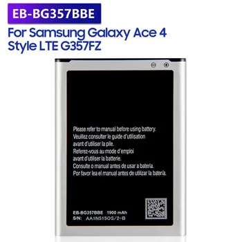 Asendamine Aku EB-BG357BBE Samsung Ace 4 GALAXY Ace Stiilis LTE G357 SM-G357FZ Laetav Aku 1900mAh