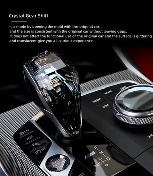 Auto Tarvikud Crystal Gear Shift Knob Logo 3 4 5 6 7 8 X M Kogu Seeria BMW 3GT Z4 I8 X5 X6 X7