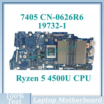 CN-0626R6 0626R6 626R6 Koos Ryzen 5 4500U CPU, Emaplaadi 19732-1 Dell 7405 Sülearvuti Emaplaadi 100% Täielikult Testitud, Töötab Hästi