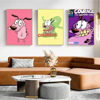Cartoon JULGUST T-C-Arg Koerad DIY Plakat Jõupaber Vintage Plakat Seina Art Maali Kleebised Suur Szie Seina Värvimine