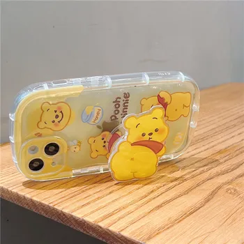 Disney Armas Multikas Karupoeg Puhh seisma selge pehme telefoni case for iphone 13 12 11 14 15 Pro Max armas anime anti-drop kate