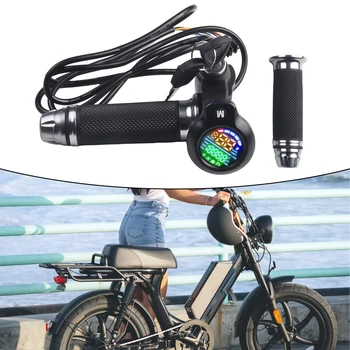 E-Bike -Twist Throttle 24-72V 6 Pin-8 Pin-Electric Scooter Jalgratta Grip Lenkstangi LED-LCD Ekraan, 1,5 M Kaabel Jalgrattasõit Tarvikud