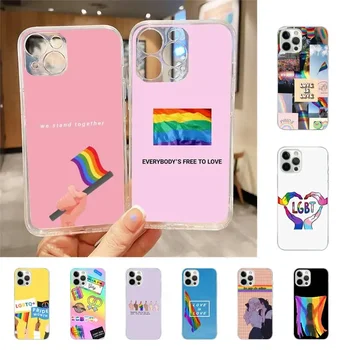 Gay Lesbi homo -, bi-Vikerkaar Uhkus Telefon Case For Iphone 7 8 Plus X-Xr, Xs 11 12 13 Se2020 Mini Mobile Iphone ' i 14 Pro Max Kohtuasjas