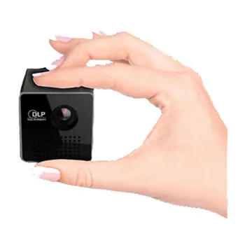 HD-Video Projektor, Kaasaskantav DLP mini led projektor Koos aku ja Wifi ühendust mobiiltelefoni