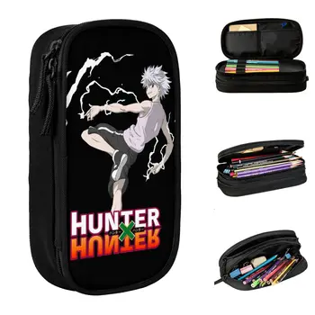 Hunter X Hunter Kilua Penaali Uus Pen Box Kott Õpilane Suur Võimsus Office Cosmetic Pencil Box