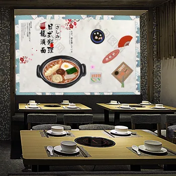 Jaapani Köök Seinamaaling Tapeet Tööstus-Decor Maitsev Sushi Restoran Taust Seina Paberid Maali De Papel Parede