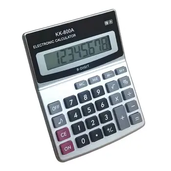 KK-800A Elektrooniline Kalkulaator Multifunktsionaalne Rahastada Funktsioon 8 Numbrit Desktop Kalkulaator Asukoht
