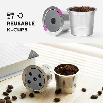 Korduvkasutatavad Kohvi Filter Tass Kohvi Kapslid Dripper Kapsel Keurig K-supreme Plus Metallist Kohvi Filter Korv Tarvikud