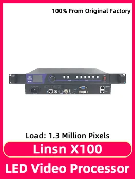 LINSN X100 Video Protsessor, HDMI-DVI-VGA-CV sisend 11V-220V AC Pinge all In One LED-Ekraan Kontroller Linsn Saatmine Kaart