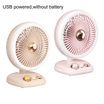 Mini Desk Fan-USB Powered Kokkupandav Seina, Lae Ventilaator Kerge jahutusventilaator