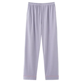 Naine magada sügis püksid puuvillased pikad püksid Jaapani stiilis lihtne elastne vöökoht vabaaja naised kodus magada põhjad M-4XL