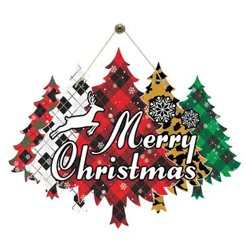 Pidulik Merry Christmas Hanging Märk Kaunistused Pärg Ukse Riidepuu Märk Paber Puhkus Decor Jõulud Kodus Seina-Aken