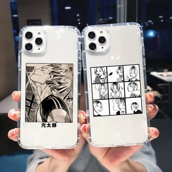 Põrutuskindel Telefon Case for IPhone 14 13 12 11 Pro X XS MAX 7 8 Plus XR 13 Jaapani Anime Oya Oya Oya Haikyuu Armastan Võrkpalli Coque