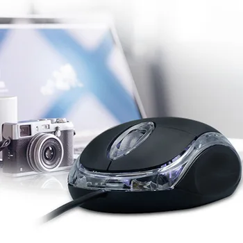 RYRA Traadiga fotoelektrilise hiir, 3 nuppu 1200DPI vastus kiire tundlik õhuke ergonoomika USB desktop gaming mouse arvutid