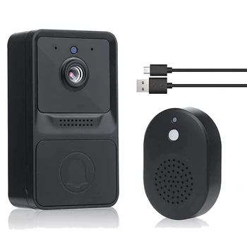 Smart Security Uksekell Kaamera Uksekell Koos Cloud Storage, 2-Way Audio Jälgimiseks Reaalajas