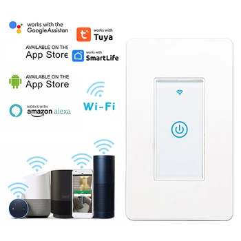 Smart Touch Lüliti 1 Jõukude Ajastus Smart Elu App puldiga Nr Rummu Vaja Smart Home Wifi Lülitid 2.4 ghz -fi