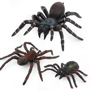 Spider Teenetemärgi Realistlik Pvc Spider Figuriin Ornament Halloween Kodu kujundamisel Teadus-Haridus-Õppe Mänguasi Simuleeritud