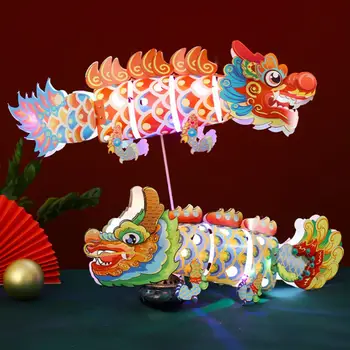 Traditsiooniline Hiina Laterna Hiina Uus Aasta-Draakon Laterna Käsitsi valmistatud Plastikust Kaunistused Pidulik Siseruumides Väljas Kaunistamiseks