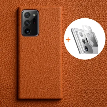 Uus Melkco Ehtne Nahk Telefoni Kate Case For Samsung Galaxy Note20 Ultra Lisa 20 Tasuta Metallist Objektiivi Kaitsta Kingitus Loomulik Cowhide