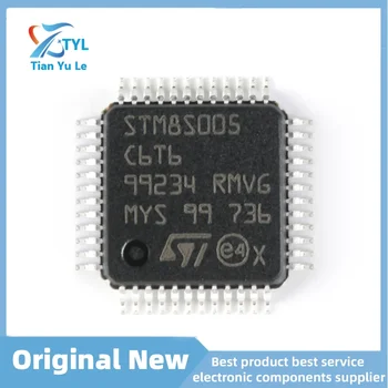 Uus originaal STM8S005C6T6 LQFP-48 16MHz/32KB flash mälu/8-bitine mikrokontroller-MCU
